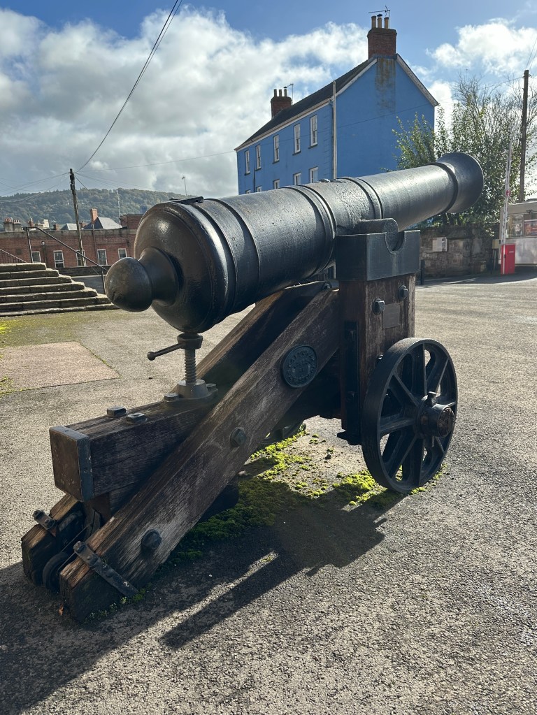 Russian cannon at Monmouth Castle 2024